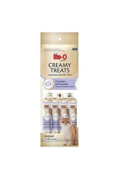Me-O Gold Creamytreats Ton Balıklı Ve Taurinli Kedi Ödül Maması 15 Gr x 4 Adet