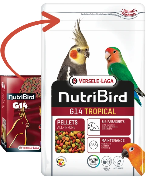 Versele Laga Nutrıbırd G14 Tropıcal Paraket Pelet Yem 10kg