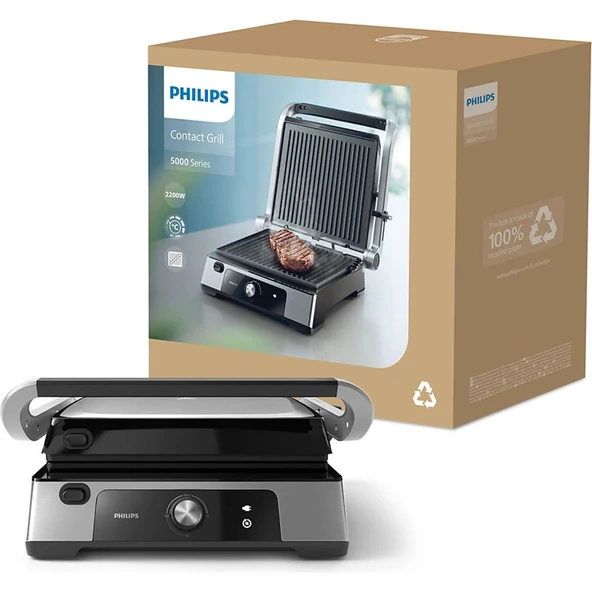 HD6301/90 2200W 5000 Serisi Izgara ve Tost Makinesi - 5