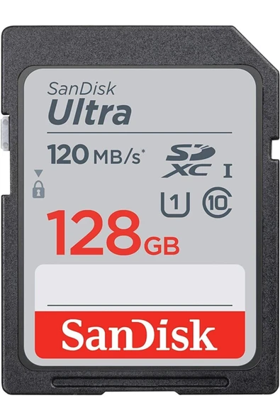 Ultra Sdhc/sdxc 128gb 120mb/s Class 10 Uhs-ı Hafıza Kartı Sdsdun4-128g-gn6ın