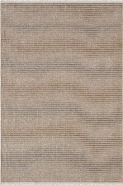 Hena HN007A Vizon Şönil Kilim İnce Yumuşak Toz Yapmaz Kaymaz Taban Makinada Yıkanabilir Modern Halı 100 X 200 VIZON