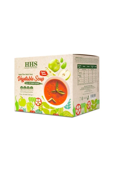 HHS HHS Elma Lifli Sebze Çorbası 15g 20 Ad - 3