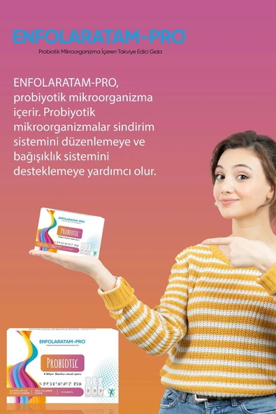 ENFOLARATAM PRO ENFOLARATAM PRO Probiotic Probiyotik Bacillus clausii sporları 4 Milyar Yetişkin - 5