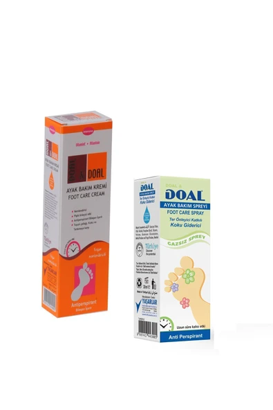 DOAL DOAL AYAK BAKIM KREMİ VE SPREYİ
