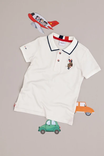 U.s.Polo Assn. Erkek Çocuk Ekru Tişört G083SZ011