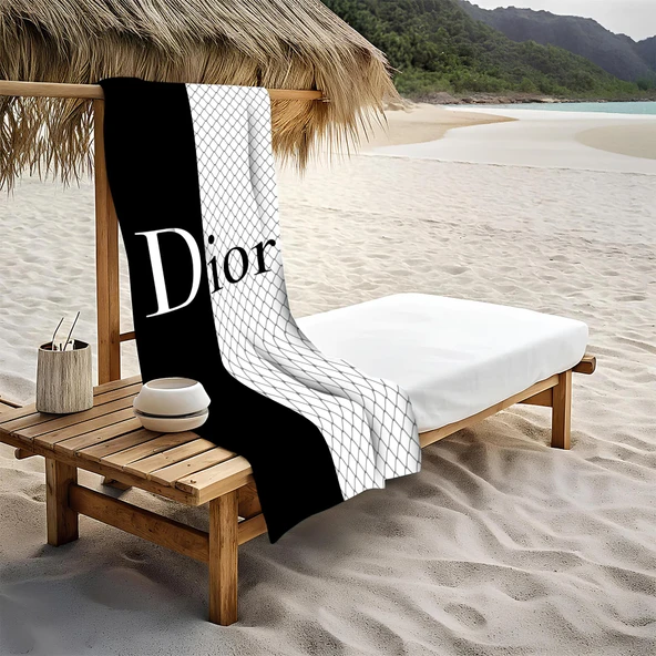 Dekoratif Modern Desenli Plaj Deniz Havlusu Peştamal 80x160 CM LUX15 RENKLİ 80 X 160