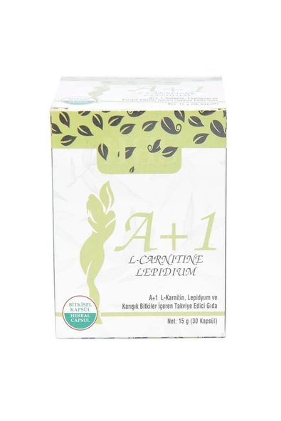 HHS HHS A1 L-carnitine Lepidium A 1 Bitkisel 30 Kapsül X 60adet Kutu - 4
