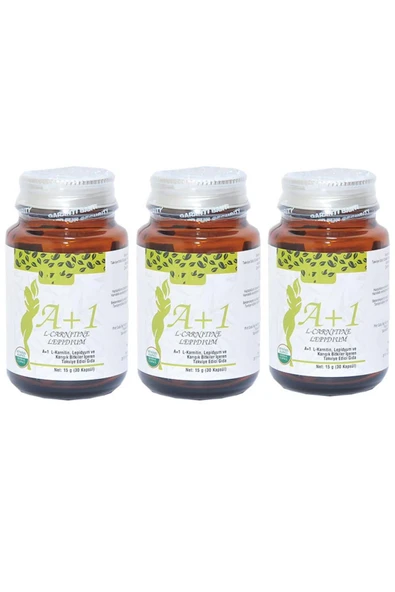 HHS DOĞAL BİTKİSEL ÜRÜNLER HHS DOĞAL BİTKİSEL ÜRÜNLER Hhs A1 L-carnitine Lepidium A 1 Bitkisel 30 Kapsül X 3 Adet Kutu - 2