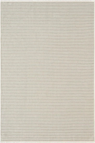 Hena HN005A Krem Şönil Kilim İnce Yumuşak Toz Yapmaz Kaymaz Taban Makinada Yıkanabilir Modern Halı 80 X 300 KREM