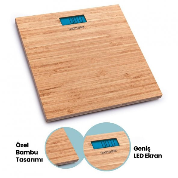 GOLDMASTER PN-3211 PRONATURAL GENİŞ LED EKRAN DİJİTAL BAMBU BASKÜL - 2