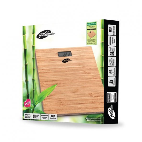 GOLDMASTER PN-3211 PRONATURAL GENİŞ LED EKRAN DİJİTAL BAMBU BASKÜL - 5