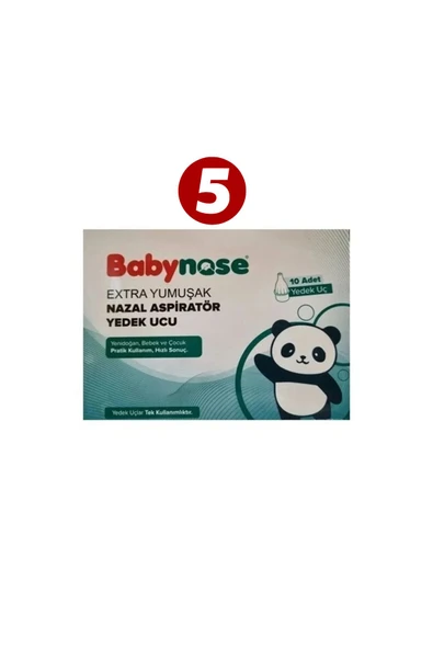 BABYNOSE BABYNOSE Nazal Aspirator Otri Bebe Uyumlu Yedek Uç 10'lu 5 li paket