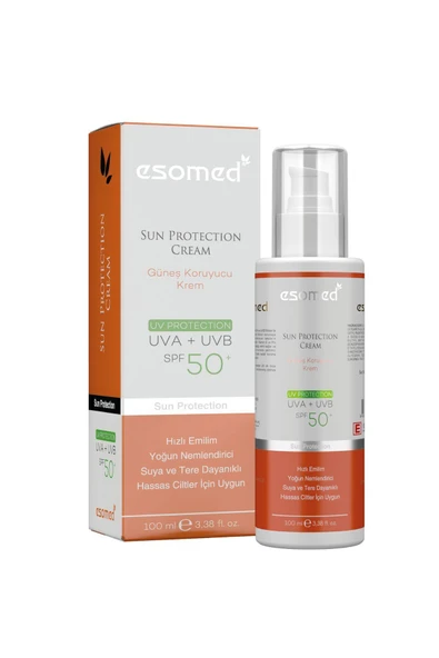 ESOMED ESOMED Yüksek Koruyucu Nemlendirici Spf50 Uva Uvb Leke Bırakmayan Güneş Kremi 100 ml - 3