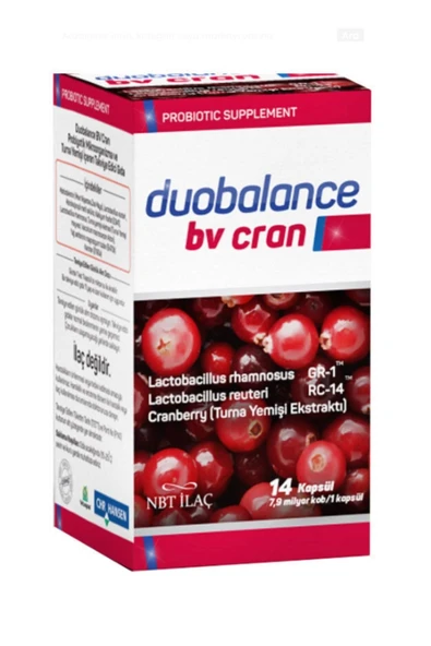 NBT İlaç Duobalance Bv Cran Takviye Edici Gıda 14 Kapsül