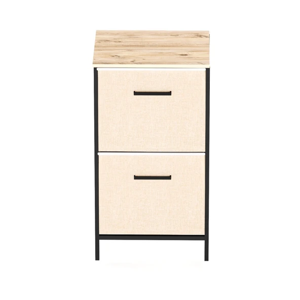 Çocuk 2 Çekmeceli Orta Boy Komodin Sehpa Çam 1610 - 5