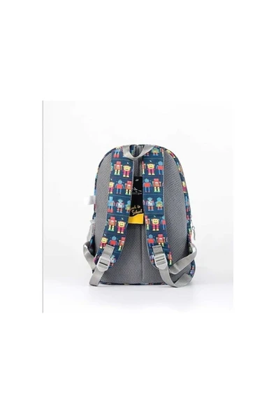 ERVABAZAAR ERVABAZAAR ÜÇLÜ OKUL ÇANTA SETİ robot - 3