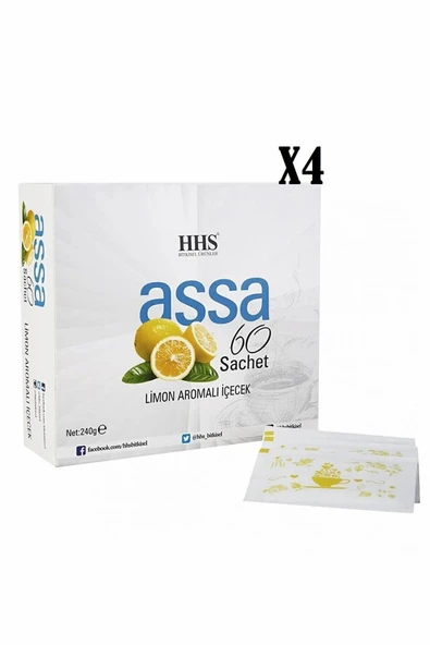 HHS SAĞLIK ÜRÜNLERİ HHS SAĞLIK ÜRÜNLERİ Hhs Assa 60 Sachet Karışık Bitkisel Çay X4 ADET