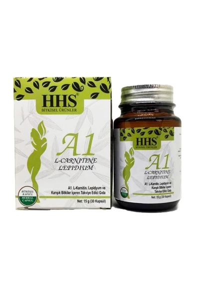 HHS HHS A1 L-carnitine Lepidium A 1 Bitkisel 30 Kapsül X 6 Adet Kutu - 5