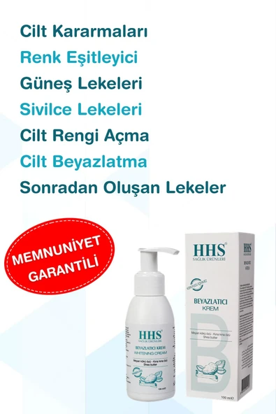 HHS HHS Beyazlatıcı Krem Parabensiz 100 ml - 2