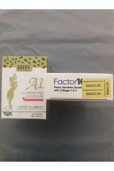 HHS SAĞLIK ÜRÜNLERİ HHS SAĞLIK ÜRÜNLERİ Hhs A 1 L-carnitine Lepidium Bitkisel 30 Kapsül A1 L-karnitin 100 ml Factor100 Güneş Kremi Hediye