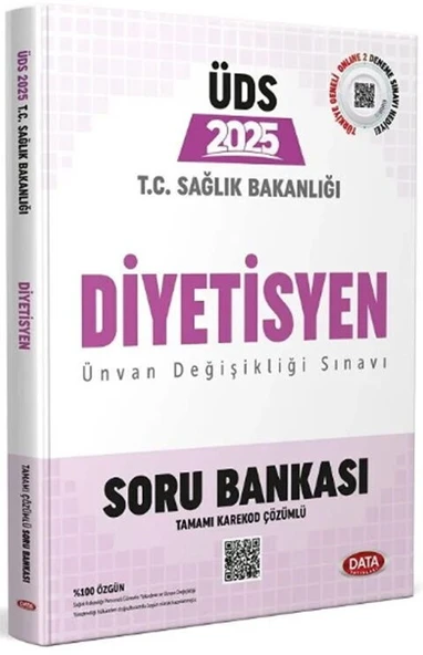 Data Yayınları 2025 GYS ÜDS Sağlık Bakanlığı Diyetisyen Soru Bankası - Resim 2