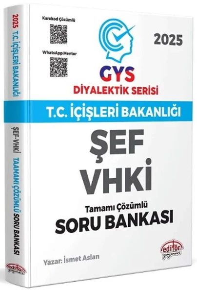 Data Yayınları 2025 GYS İçişleri Bakanlığı Şef VHKİ Soru Bankası - 1