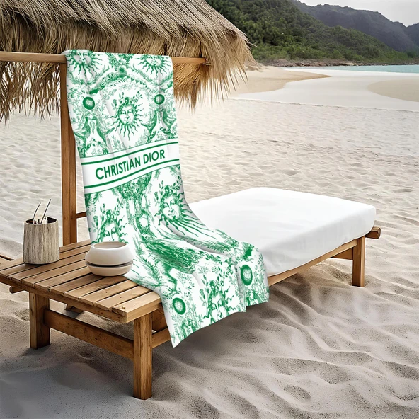 Dekoratif Modern Desenli Plaj Deniz Havlusu Peştamal 80x160 CM LUX33 RENKLİ 80 X 160