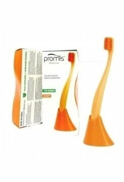 Promis Biplastic Single Diş Fırçası 6750 - Soft - Turuncu - Tutucu Hediyeli