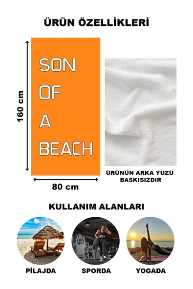 Dekoratif Modern Desenli Plaj Deniz Havlusu Peştamal 80x160 CM PSM08 RENKLİ 80 X 160 - 2
