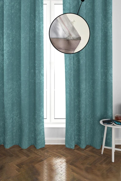 Blackout Işık Geçirmez Karartma Yüksek Kalite Fon Perde 140 x 270 RENKLİ 140 X 270