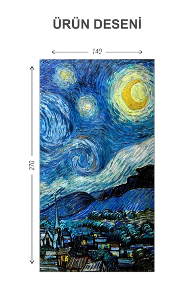 Blackout Işık Geçirmez Karartma Yüksek Kalite Modern Desenli 2 Kanat Fon Perde 140 x 270 Nes Serisi Nes04 RENKLİ 140 X 270 - 3