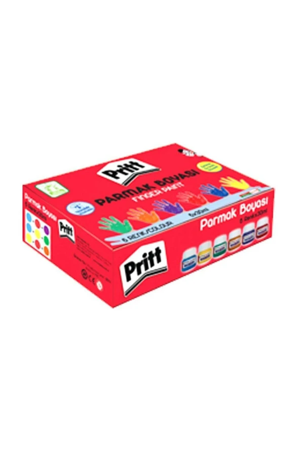 Pritt Parmak Boyası 30 ML 6 Renk