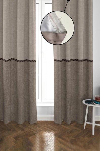 Blackout Işık Geçirmez Karartma Yüksek Kalite Fon Perde 140 x 270 RENKLİ 140 X 270