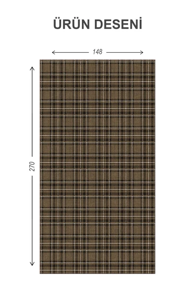 Blackout Işık Geçirmez Karartma Yüksek Kalite Fon Perde 140 x 270 RENKLİ 140 X 270 - 2