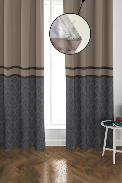 Blackout Işık Geçirmez Karartma Yüksek Kalite Fon Perde 140 x 270 RENKLİ 140 X 270