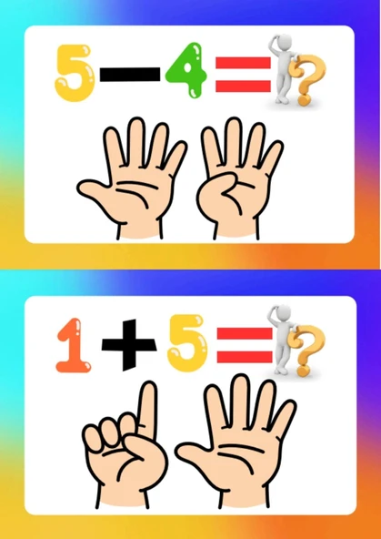 Parmakla Matematik Öğreten Ahşap Oyuncak (Toplama-Çıkarma) - 6