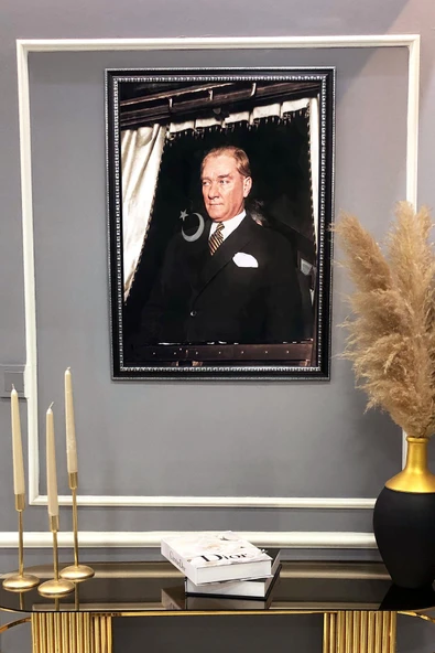 Atatürk Tablosu Portresi 50x70CM RENKLİ 50 X 70 - 2