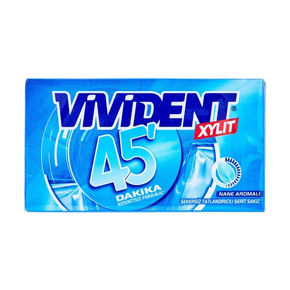 Vivident 45 dk Cüzdan Sakız Naneli 26 gr x 6 Adet - 2