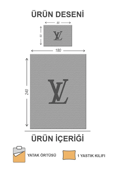 Kapitoneli Pamuk Dolgulu Kadife Kumaş Modern Desenli Premium Kalite Yatak Örtüsü Seti Tek Kişilik RENKLİ 180 X 240 - 2