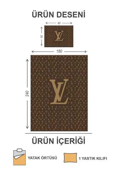 Kapitoneli Pamuk Dolgulu Kadife Kumaş Modern Desenli Premium Kalite Yatak Örtüsü Seti RENKLİ 180 X 240 - 2