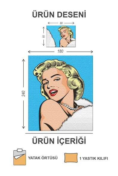 Kapitoneli Pamuk Dolgulu Kadife Kumaş Modern Desenli Premium Kalite Yatak Örtüsü Seti RENKLİ 180 X 240 - 2