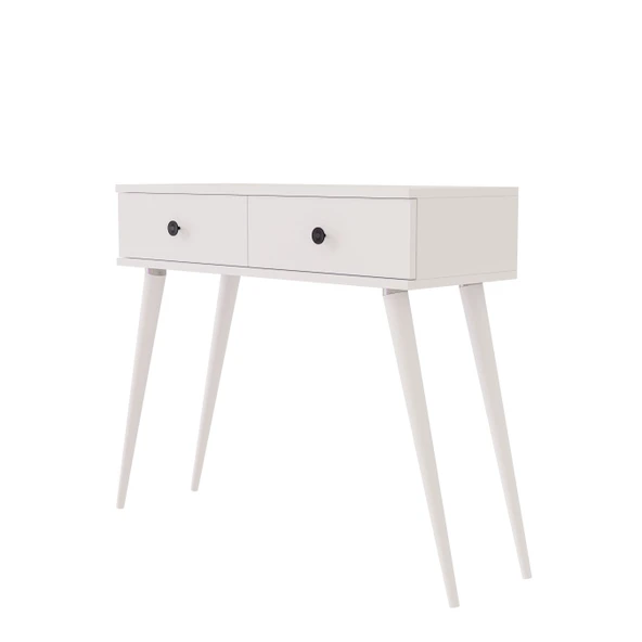 6031 ODESA (AHŞAP AYAKLI) 2 ÇEKMECELİ DRESUAR BEYAZ - 8