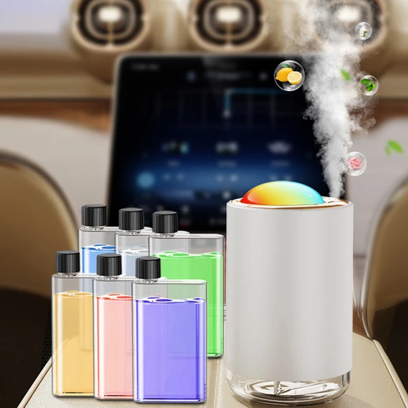 Mioji Mio SS18 Yeni Nesil Şarjlı Otomatik Araba ve Oda Kokusu Makinesi Beyaz (1 ADET GREEN ENCOUNTER KOKUSU ILE BİRLİKTE) - 6
