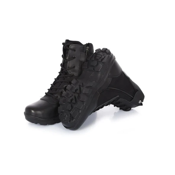 Carinio Hakiki Deri Askeri Taktik Bot (Çöl, Taktik, Dağcı Botu - Uzun) - 12