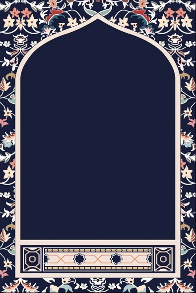 Diz Acıtmayan Yumuşak Süngerli Seccade – Konforlu ve Şık Lacivert Namazlık - Resim 6