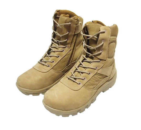 Carinio Hakiki Deri Askeri Taktik Bot (Çöl, Taktik, Dağcı Botu - Uzun) - 13