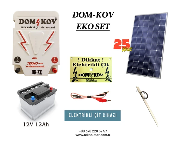 GÜNEŞ ENERJİLİ AYI DOMUZ KOVUCU ÇİT SİSTEMİ - YABANİ HAYVAN KOVUCU