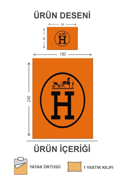 Kapitoneli Pamuk Dolgulu Kadife Kumaş Modern Desenli Premium Kalite Yatak Örtüsü Seti RENKLİ 180 X 240 - 2