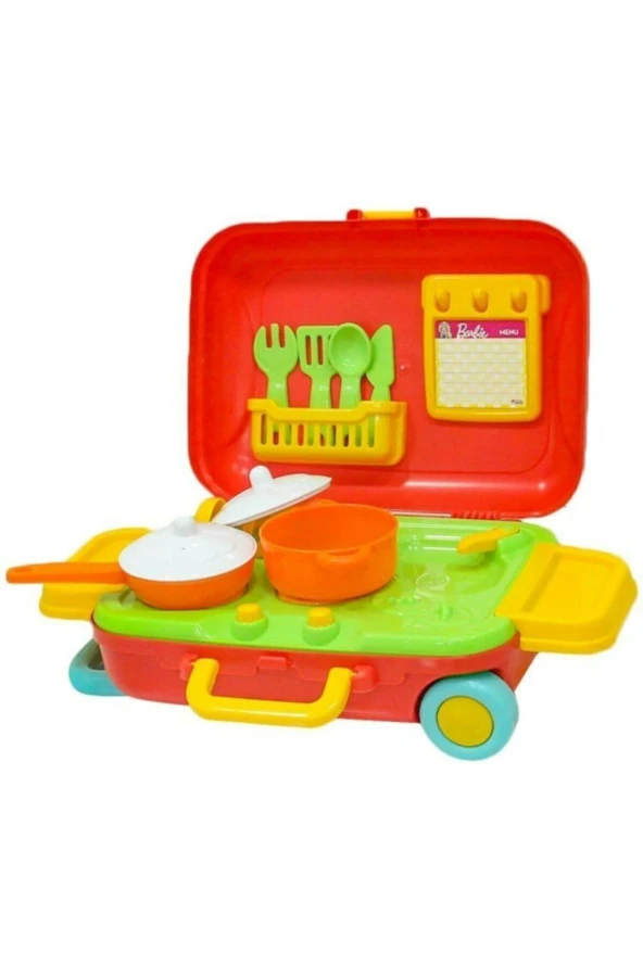 Dede Barbie Mutfak Set Bavulum 03478