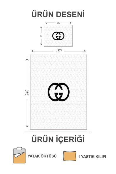 Kapitoneli Pamuk Dolgulu Kadife Kumaş Modern Desenli Premium Kalite Yatak Örtüsü Seti RENKLİ 180 X 240 - 2